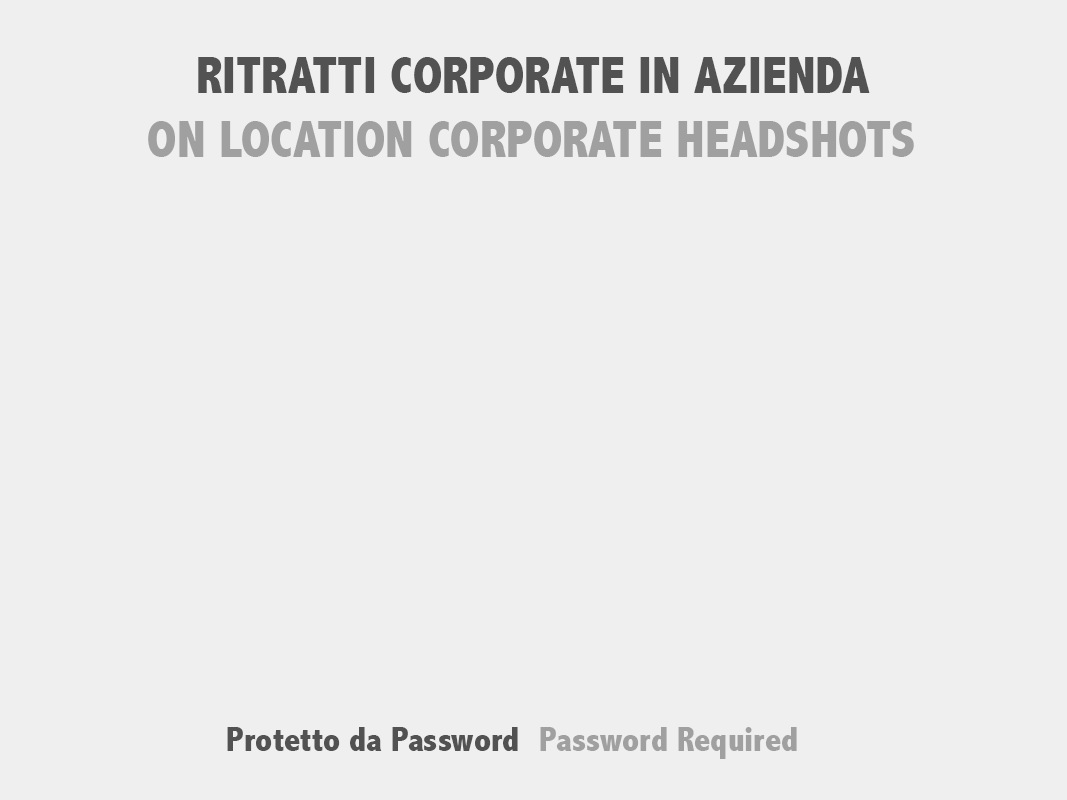 Ritratti Corporate in Azienda