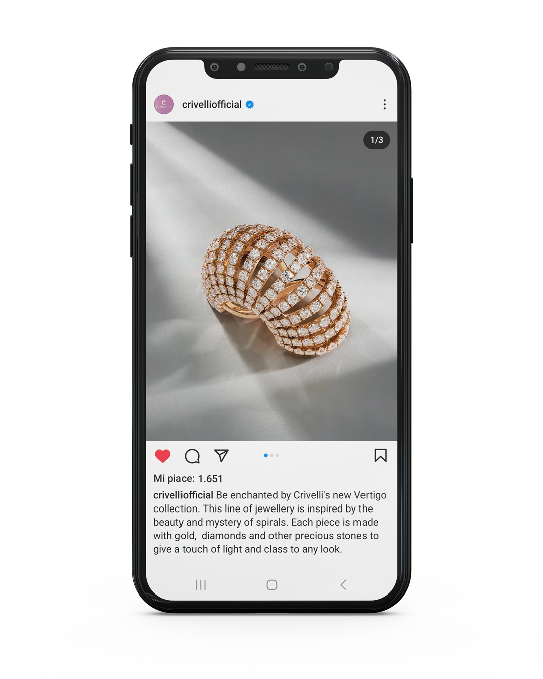Fotografo professionista di gioielli a Roma - foto per social network e ecommerce